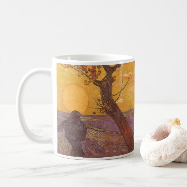 Mug Vincent van Gogh - Le Sower (Avec donut)