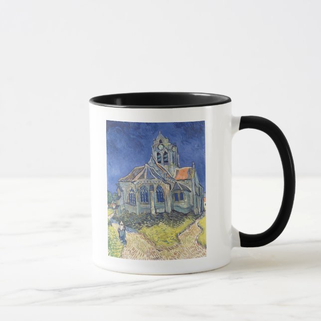 Mug Vincent van Gogh | l'église à l'Auvers-sur-Oise (Droite)