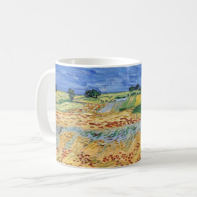 Mug Vincent van Gogh - Les champs / Plaine à Auvers (Devant gauche)