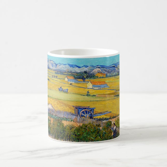 Mug Vincent van Gogh - Moisson à La Crau (Centre)