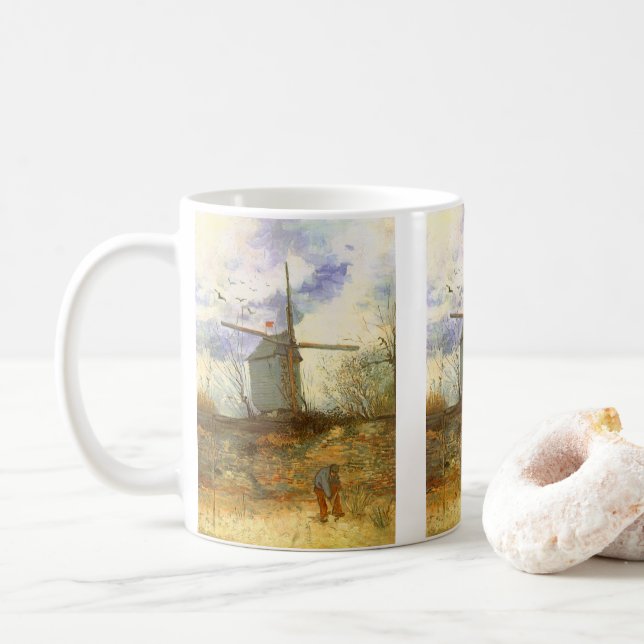 Mug Vincent van Gogh - Moulin de la Galette, le moulin (Avec donut)