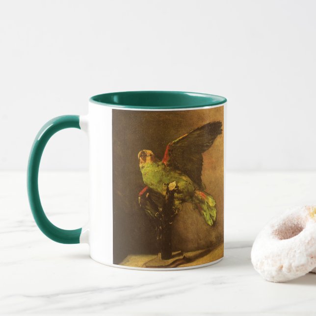 Mug Vincent van Gogh - Nature morte au perroquet vert (Avec donut)