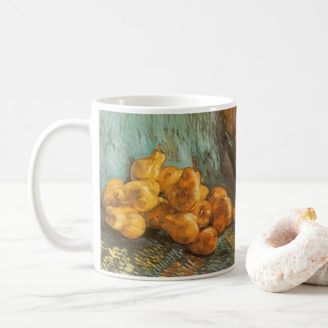 Mug Vincent van Gogh - Nature morte aux poires de coin (Avec donut)