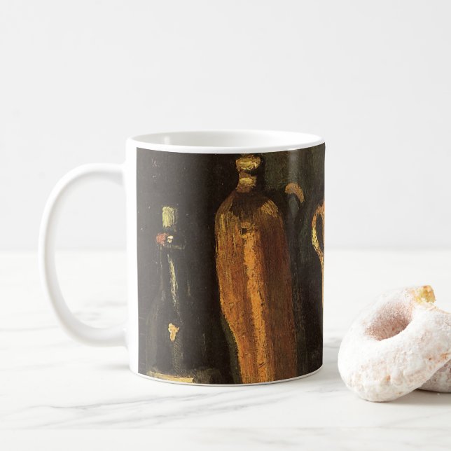 Mug Vincent van Gogh - Nature morte avec 4 bouteilles  (Avec donut)