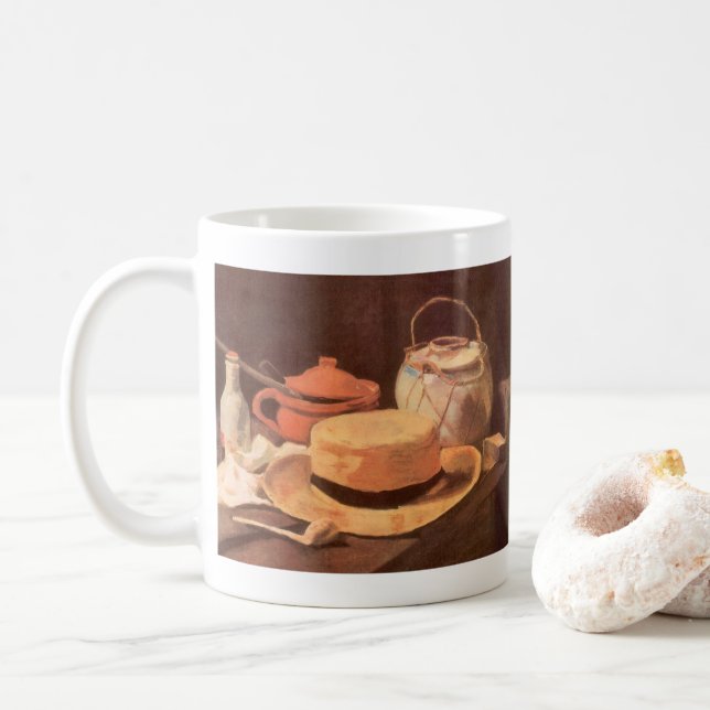 Mug Vincent van Gogh - Nature morte avec chapeau de pa (Avec donut)