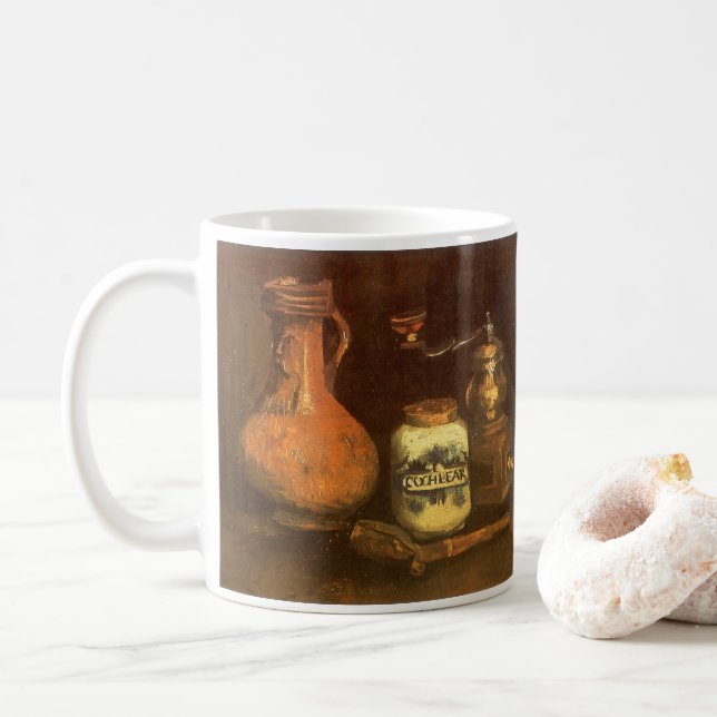 Mug Vincent van Gogh - Nature morte avec moulin à café (Avec donut)