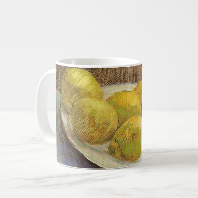 Mug Vincent van Gogh - Nature morte Citrons sur une as (Devant gauche)