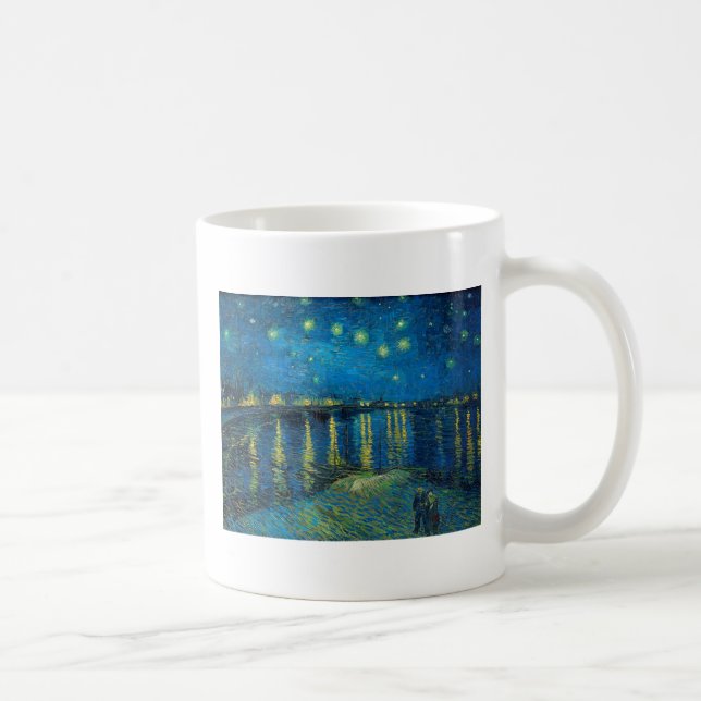 Mug Vincent Van Gogh Nuit étoilée sur le Rhône (Droite)