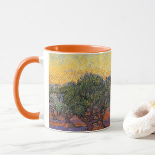 Mug Vincent van Gogh - Olive Grove, Orange Sky