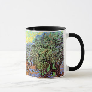 Mug Vincent Van Gogh - Oliveraie sous un ciel orange