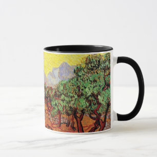 Mug Vincent Van Gogh - Oliviers avec ciel jaune