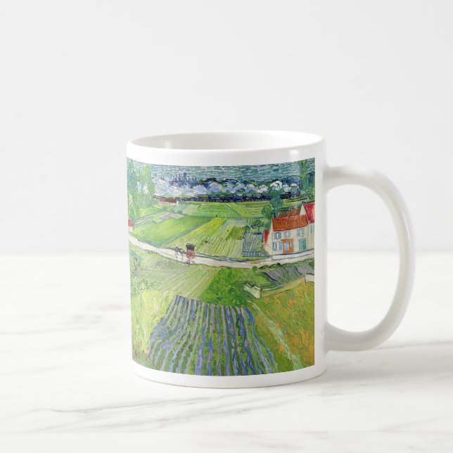 Mug Vincent van Gogh - Paysage avec transport et train (Droite)