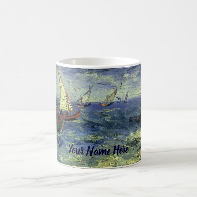 Mug Vincent van Gogh - Paysage marin à Saintes Maries (Centre)