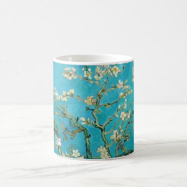 Mug Vincent Van Gogh peignant les fleurs d'amandier (Centre)