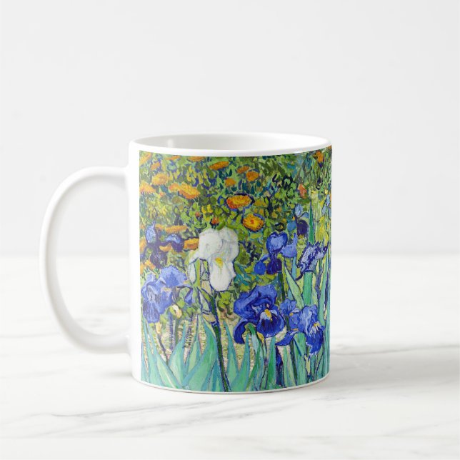 Mug Vincent Van Gogh peignant Les Iris (Gauche)