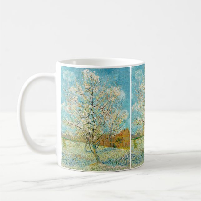 Mug Vincent van Gogh - Poche rose en fleurs (Gauche)