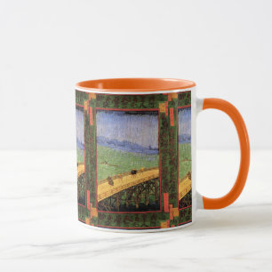 Mug Vincent Van Gogh - Pont sous la pluie Art japonais