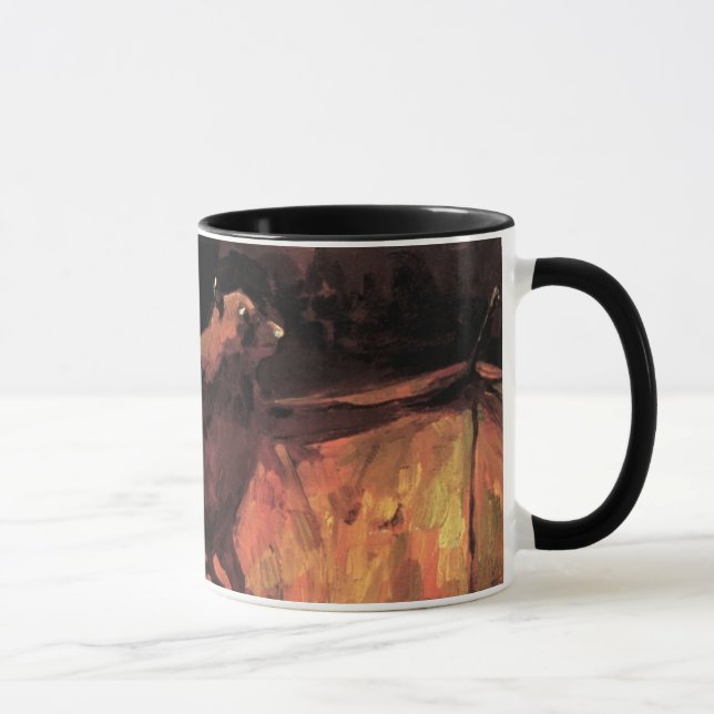 Mug Vincent Van Gogh - Renard volant - Art d'Halloween (Droite)