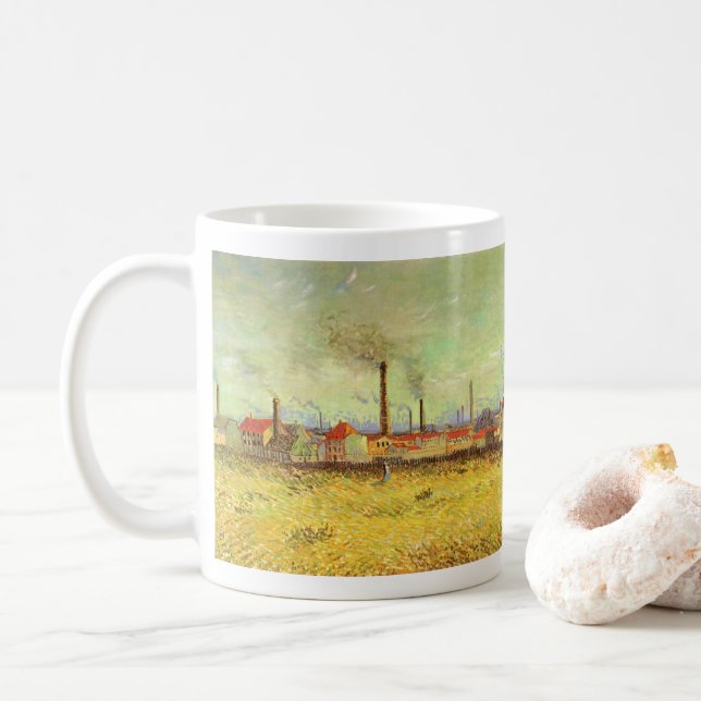 Mug Vincent van Gogh - Usines à Asnières (Avec donut)
