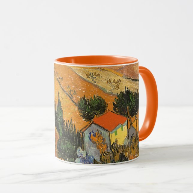 Mug Vincent van Gogh - Vallée avec laboureur (Devant droit)