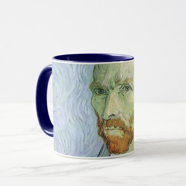 Mug Vincent van Gogh - Van Gogh Autoportrait en bleu (Devant gauche)