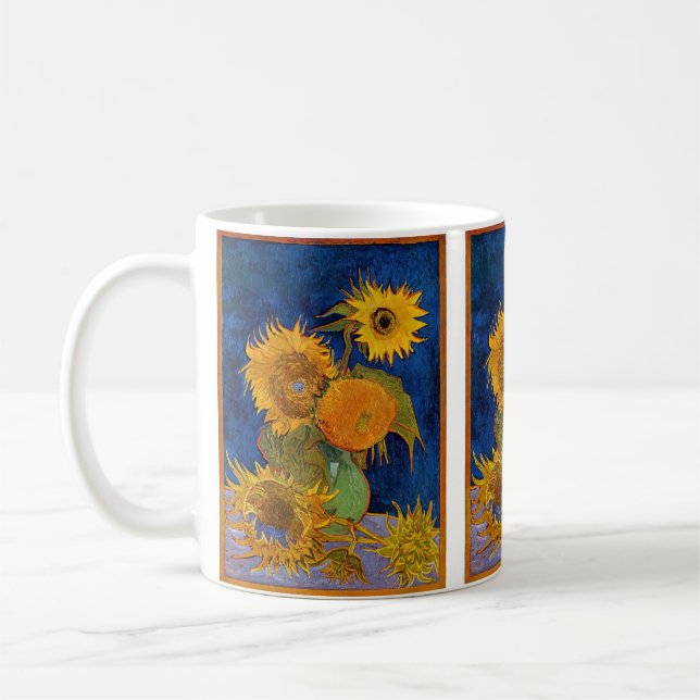 Mug Vincent van Gogh - Vase avec cinq tournesols (Gauche)