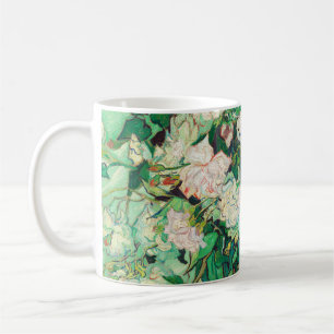 Mug Vincent Van Gogh Vase avec des roses roses roses