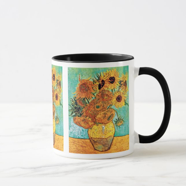 Mug Vincent Van Gogh - Vase avec douze tournesols (Droite)