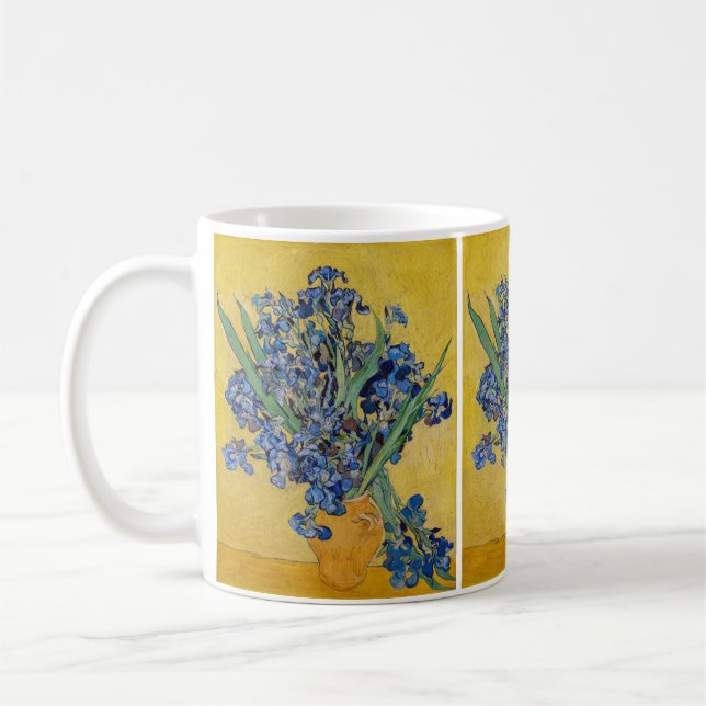 Mug Vincent van Gogh - Vase avec iris (Gauche)