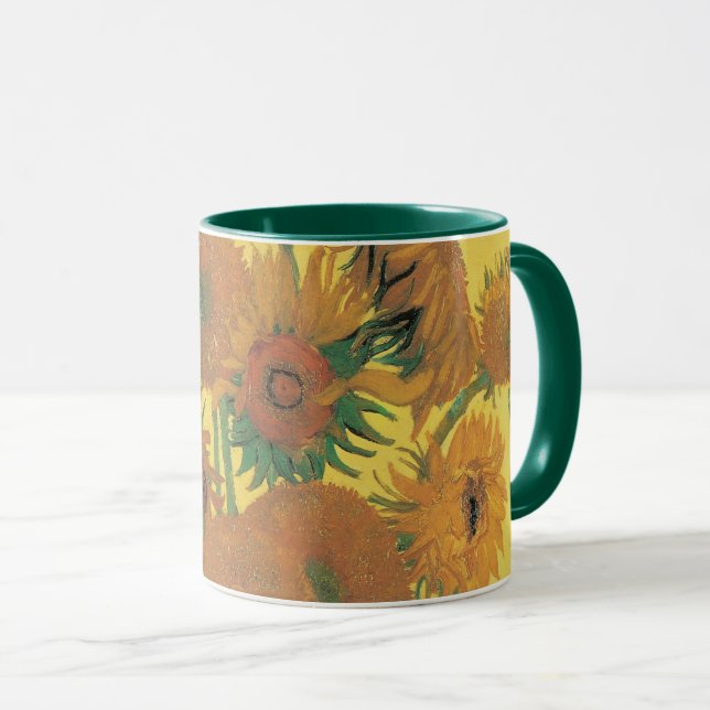 Mug Vincent van Gogh - Vase avec quinze tournesols (Devant droit)