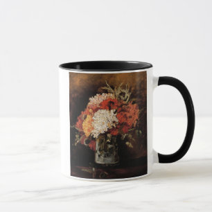 Mug Vincent Van Gogh - Vase de fleurs avec oeillets - 