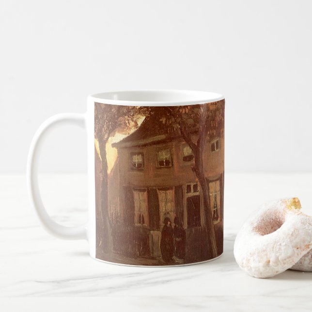 Mug Vincent van Gogh - Vicarage à Nuenen (Avec donut)