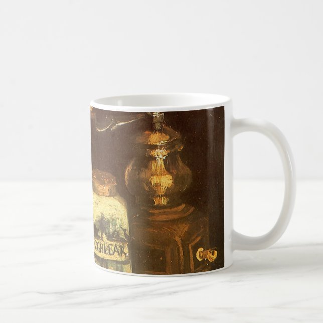 Mug Vincent van Gogh - Vie morte avec moulin à café (Droite)