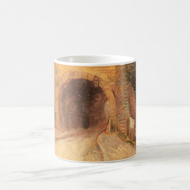 Mug Vincent van Gogh - Voie de chemin de fer avec pass (Centre)