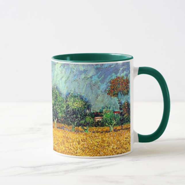 Mug Vincent Van Gogh - Vue d'Arles avec des iris (Droite)