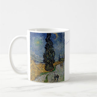 Mug Vincent Willem van Gogh 糸杉と星の見える道