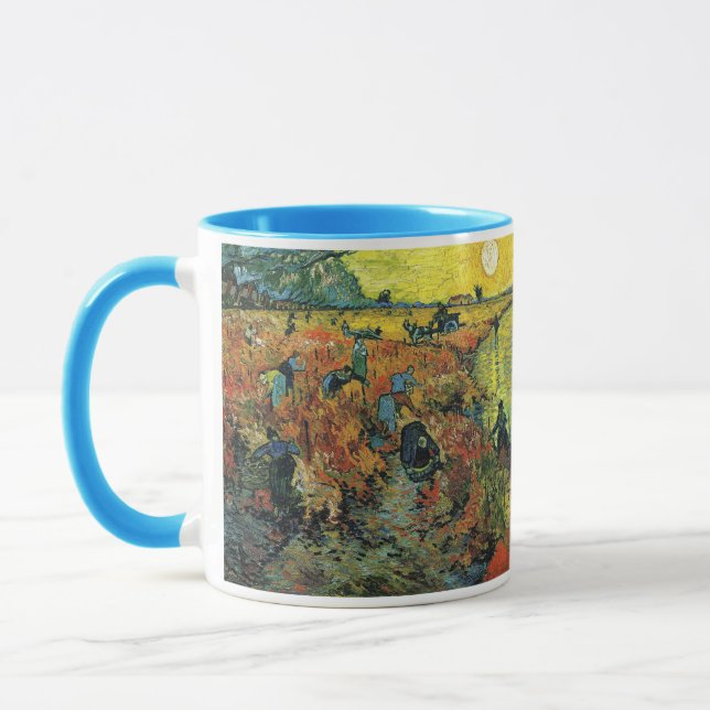 Mug Vincent Willem Van Gogh , Red vineyards (Gauche)