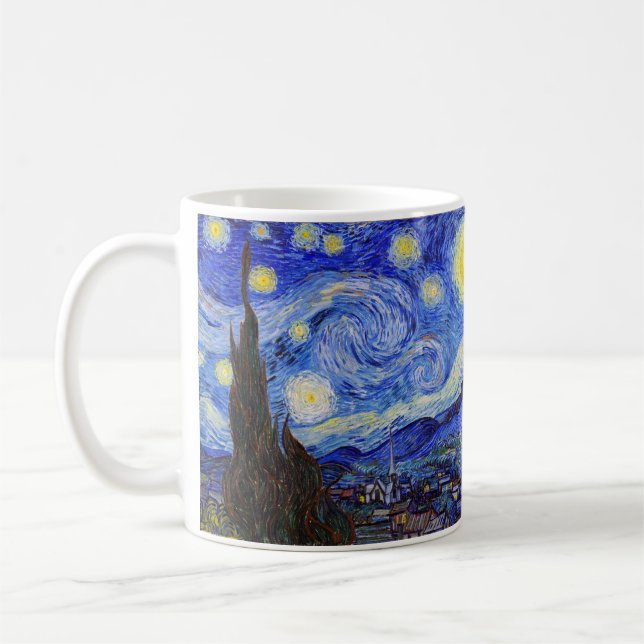 Mug Vincent Willem van Gogh , “ Starry Night ” (Gauche)