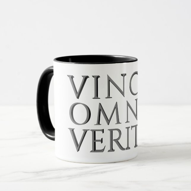 Mug VINCIT OMNIA VERITAS - Musique légère (Devant gauche)