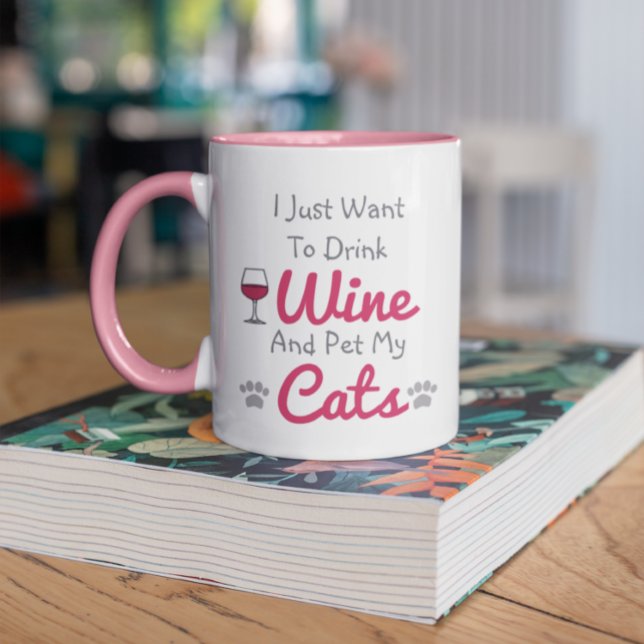 Mug Vins et chats (Créateur téléchargé)