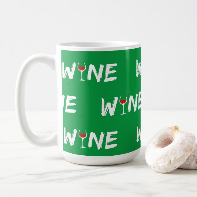Mug VINS rouges (Avec donut)