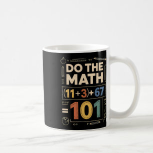 Mug Vintage 100 jours d'école Équation mathématique Fa