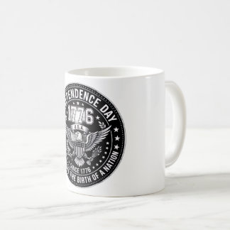 Mug Vintage 1776 Jour de l'Indépendance Emblème en dét