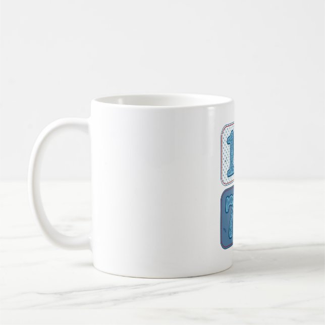 Mug Vintage 1776 Patchwork Patriotique (Gauche)
