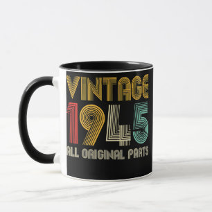 Mug Vintage 1945 Toutes les pièces originales 77 Ans 7