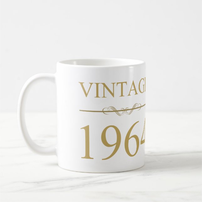 Mug Vintage 1964 60e anniversaire (Gauche)