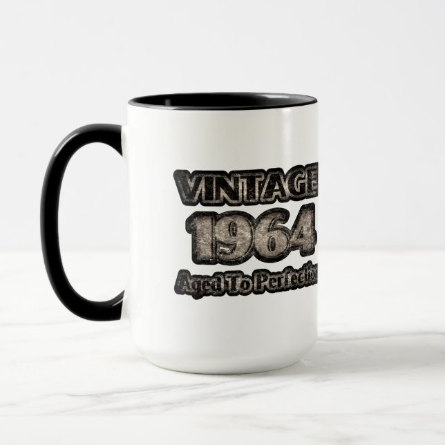 Mug Vintage 1964 - Âgé À La Perfection (Gauche)