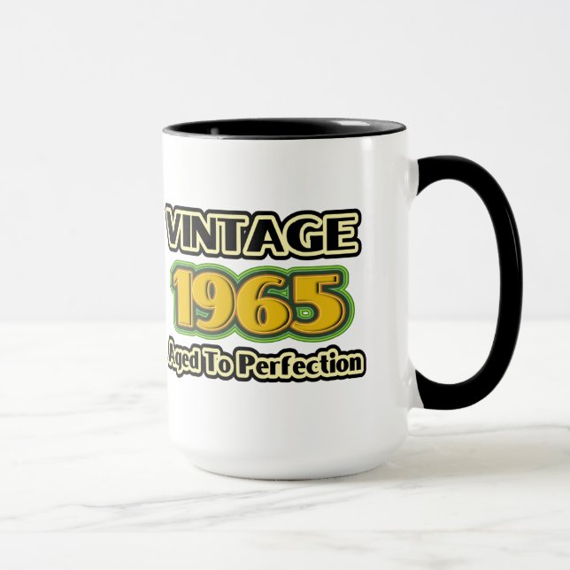 Mug Vintage 1965 - Âgé À La Perfection (Droite)