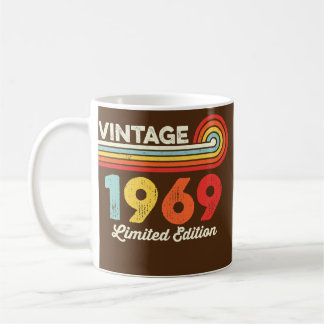 Mug Vintage 1969 Birthday Limited Edition Hommes Femme