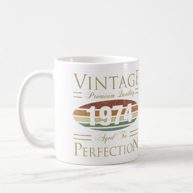 Mug Vintage 1974 50e anniversaire (Gauche)